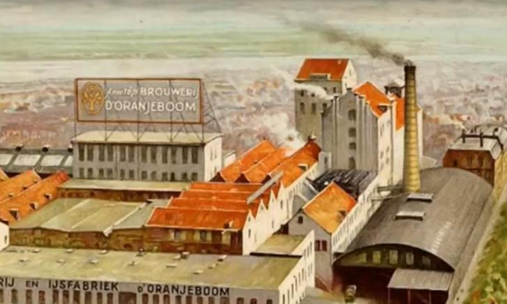 Brouwerij en ijsfabriek D'Oranjeboom in Rotterdam